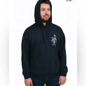 Space Jam Space squad black and graphic hoodie black kangaroo pockets SZ L